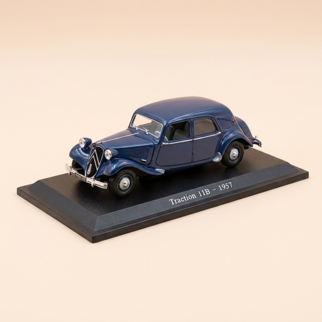 Citroën 11B azul escuro de 1957
