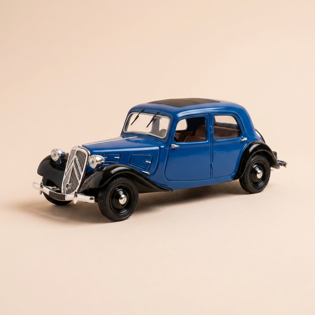 Citroën Traction 7A azul escuro de 1934