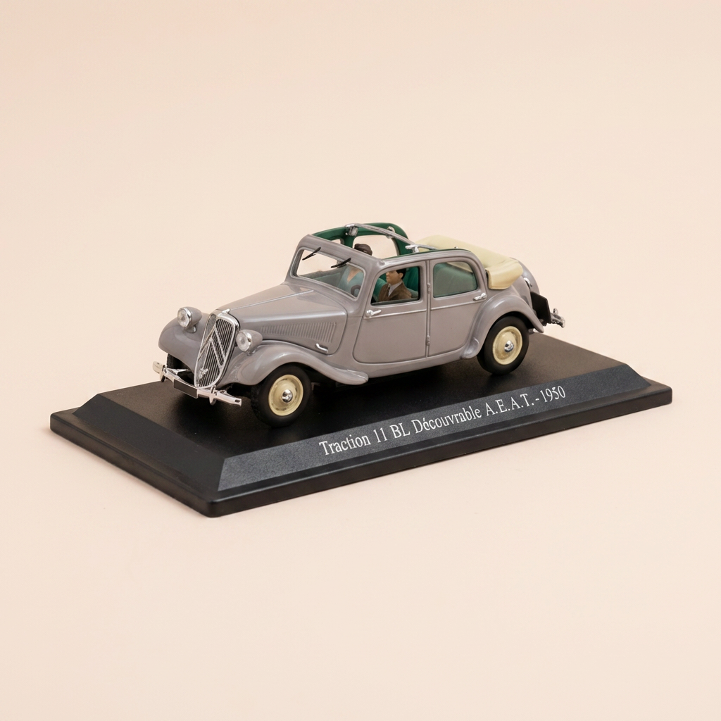 Citroën Traction 11 BL Descapotável A.E.A.T. Cinza de 1950