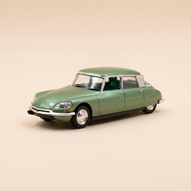 Voiture miniature - Citroën DS 21 Injection Electronique verte de 1970