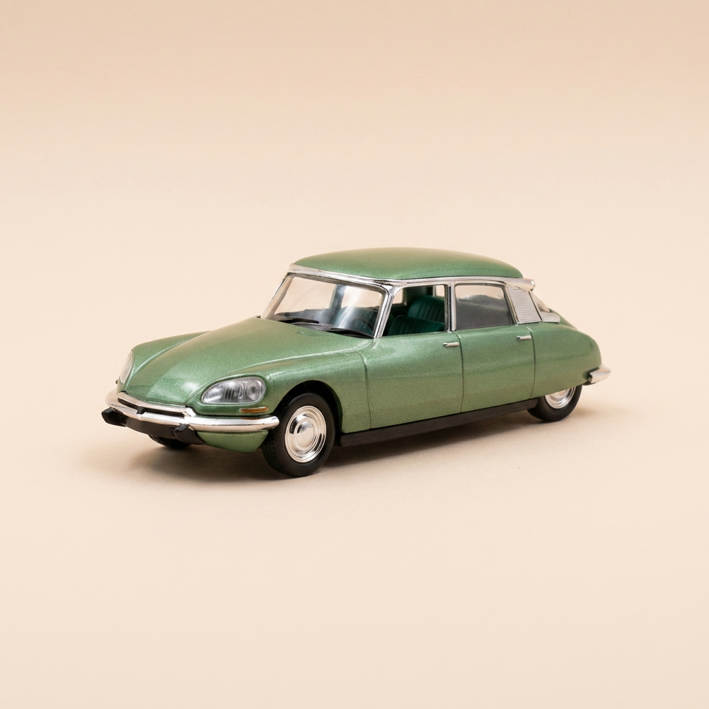 Citroën DS 21 Injection Electronique verte de 1970