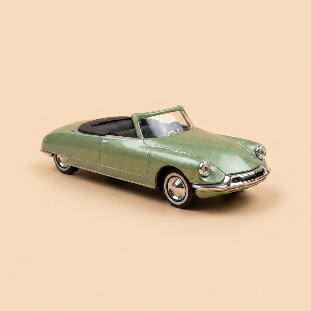 Citroën DS Cabriolet Verde de 1961 - Referência Solido 4569