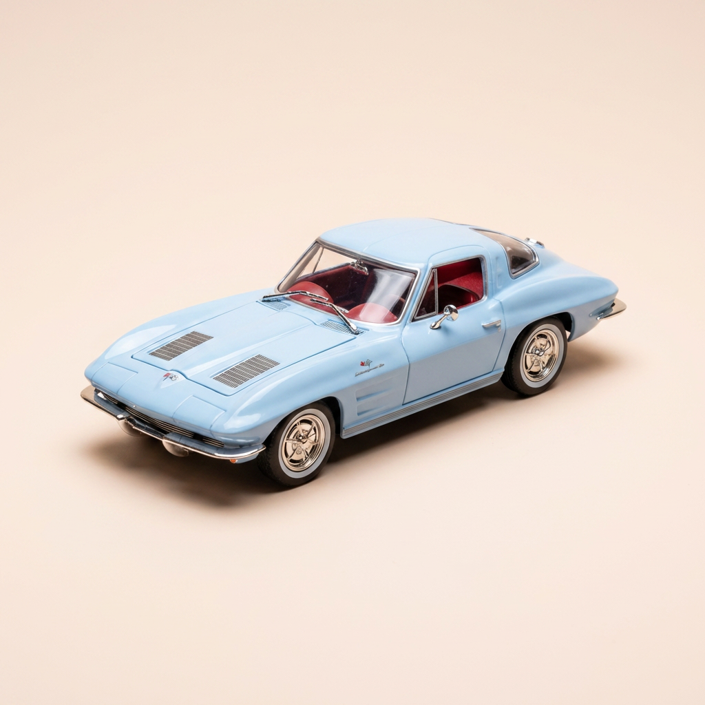 Chevrolet Stingray Azul Claro de 1963 - Auto Plus (Carro Americano)