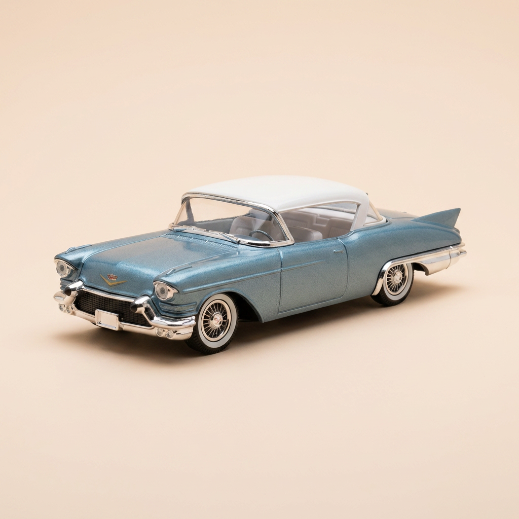 Cadillac Eldorado Séville niebieska z białym dachem - Solido referencja 4520 (samochód amerykański)