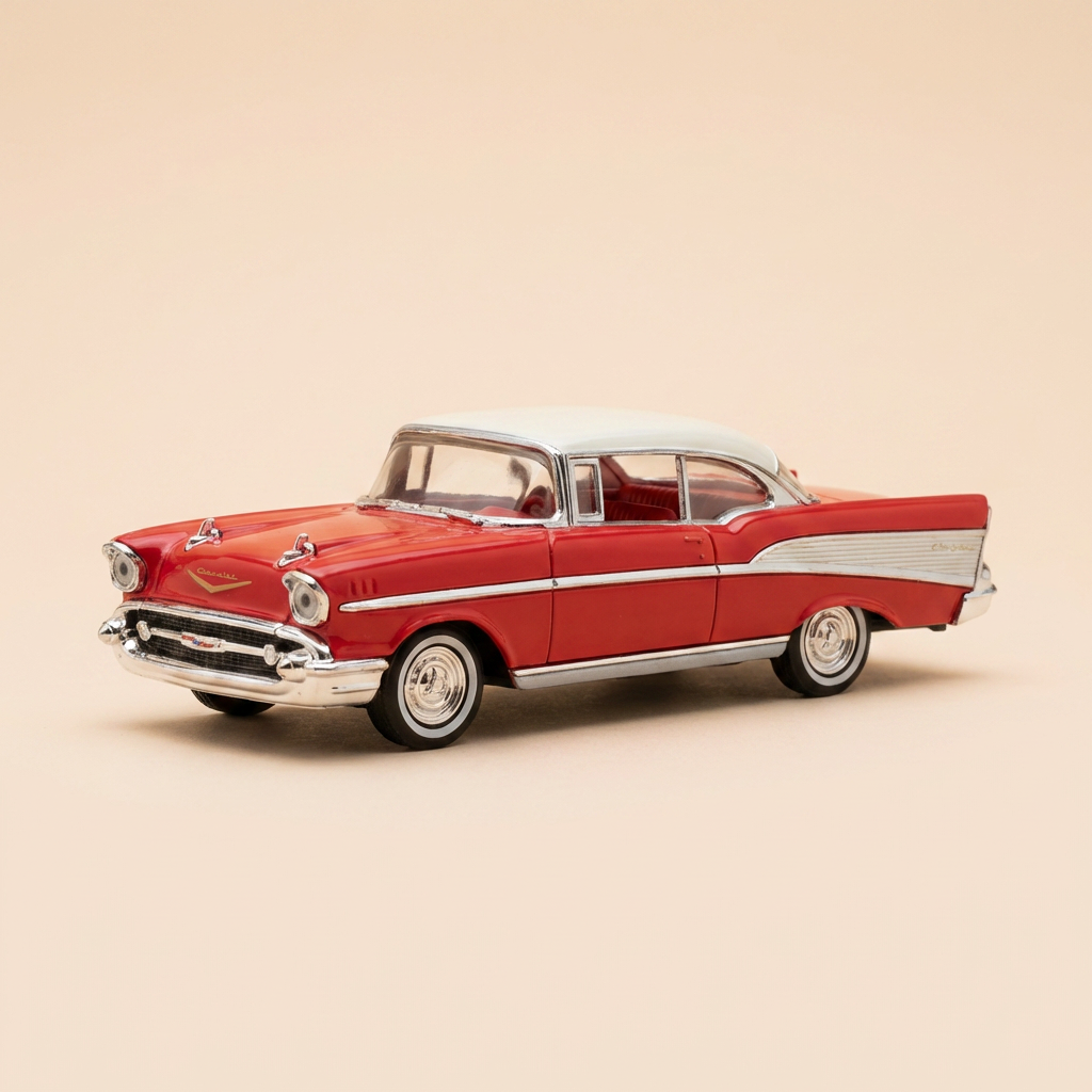 Chevrolet Bel-Air Sport Coupé czerwony - Dinky - Matchbox
