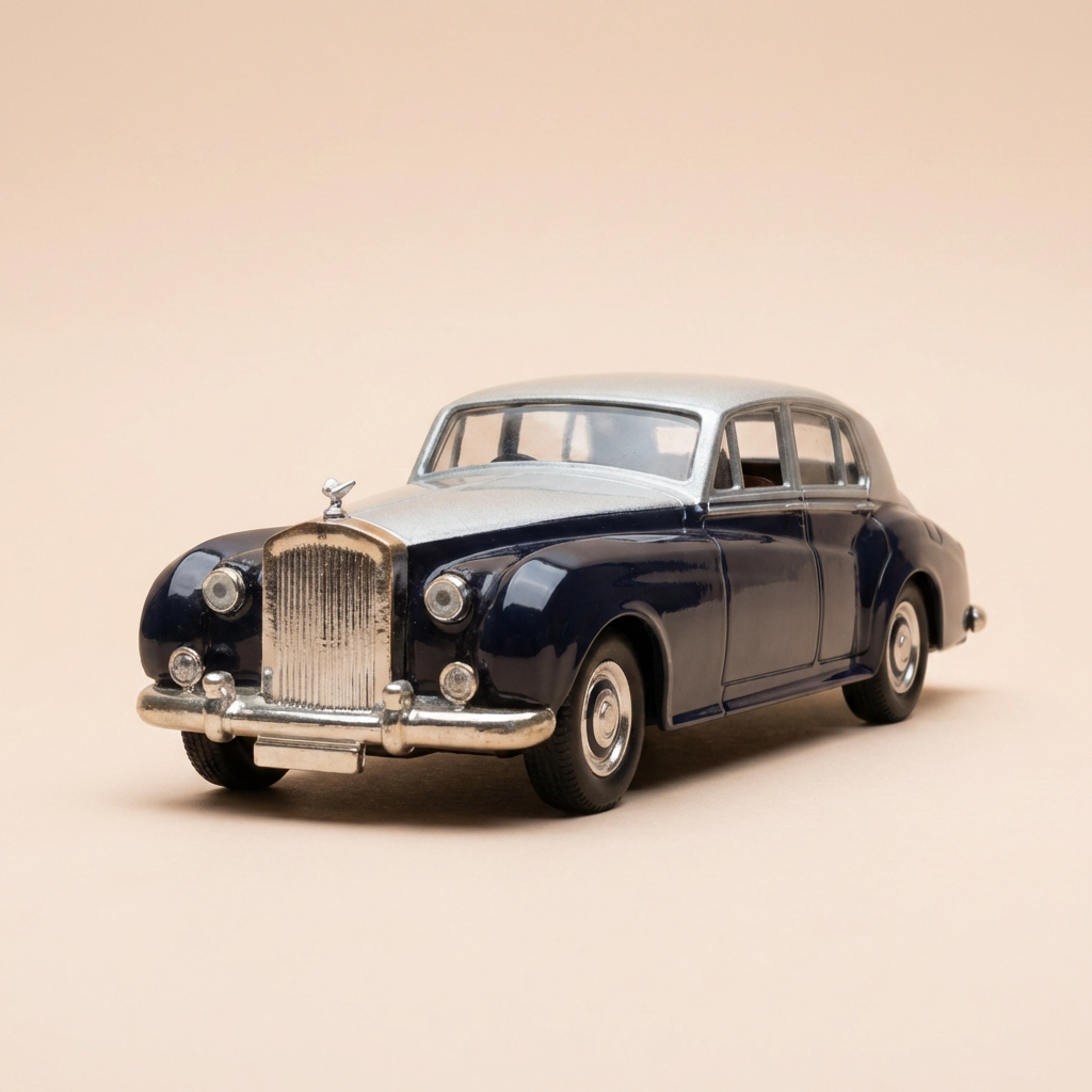 Bentley S grise et bleue (voiture américaine)