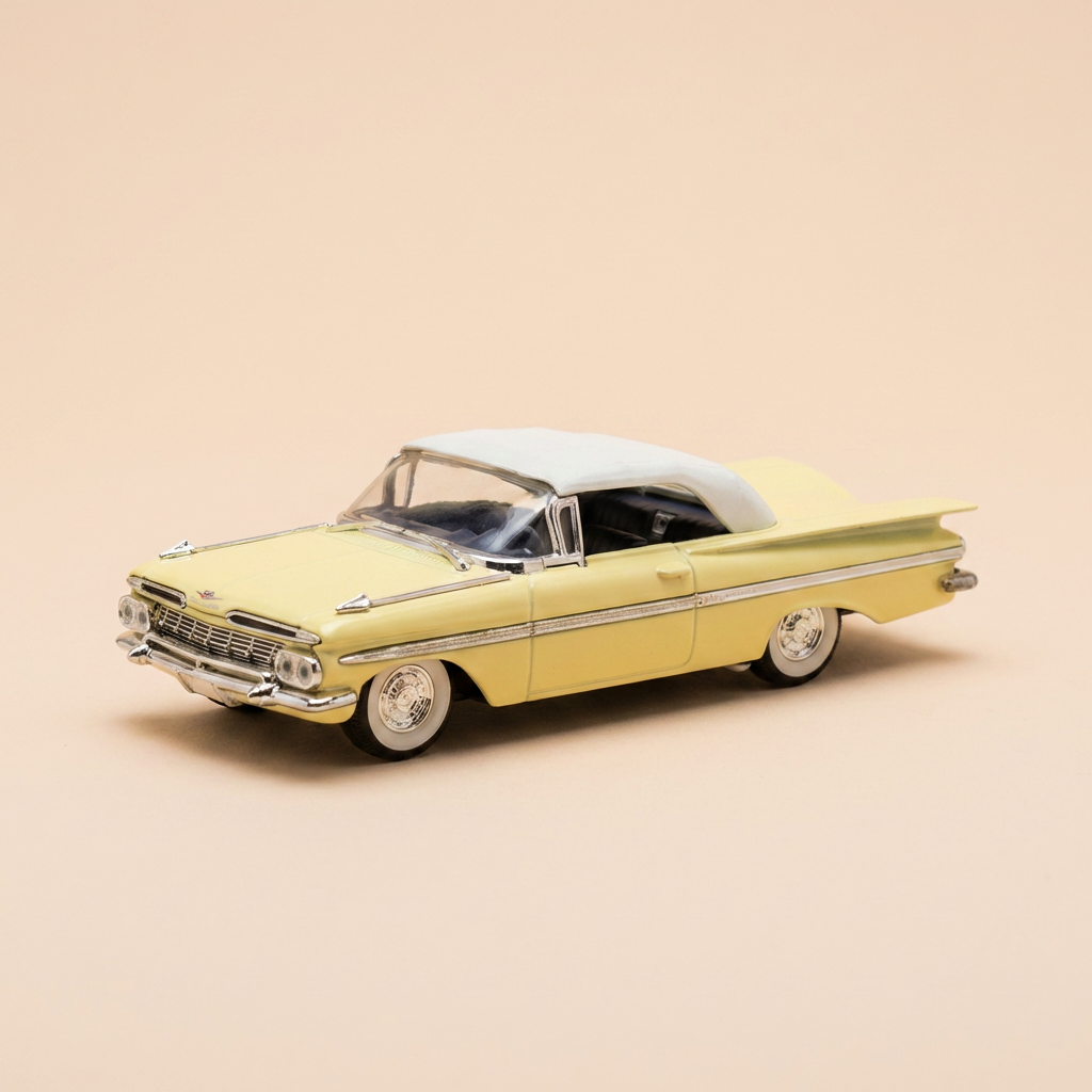 1959 Gele Chevrolet Impala - VITESSE (Amerikaanse Auto)