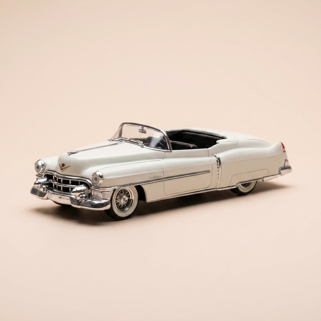 1950-53 Cadillac Convertible Eldorado White - RETRO VITESSE (American Car)