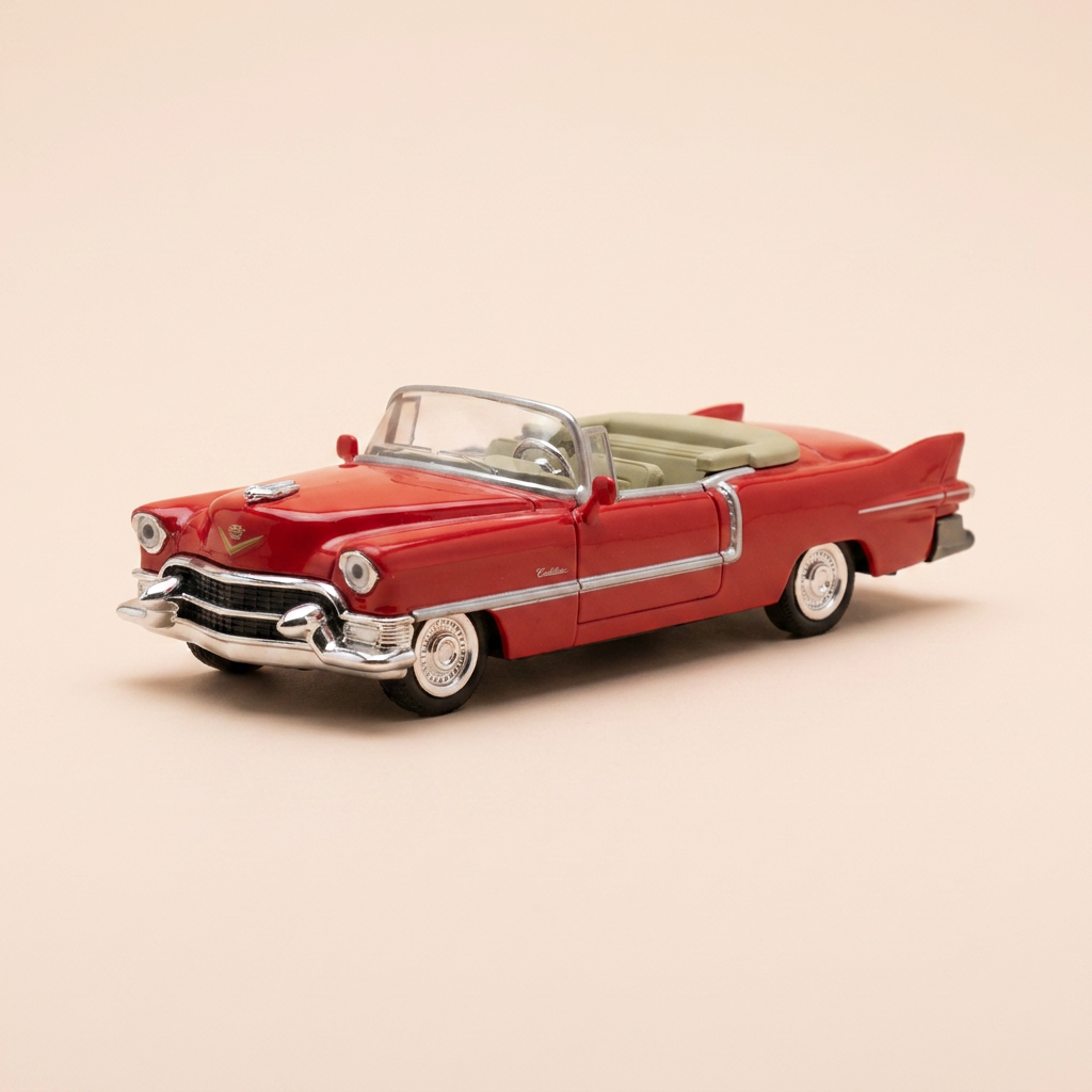 Cadillac Eldorado czerwony z 1955 roku - CityCruiser (amerykański samochód)
