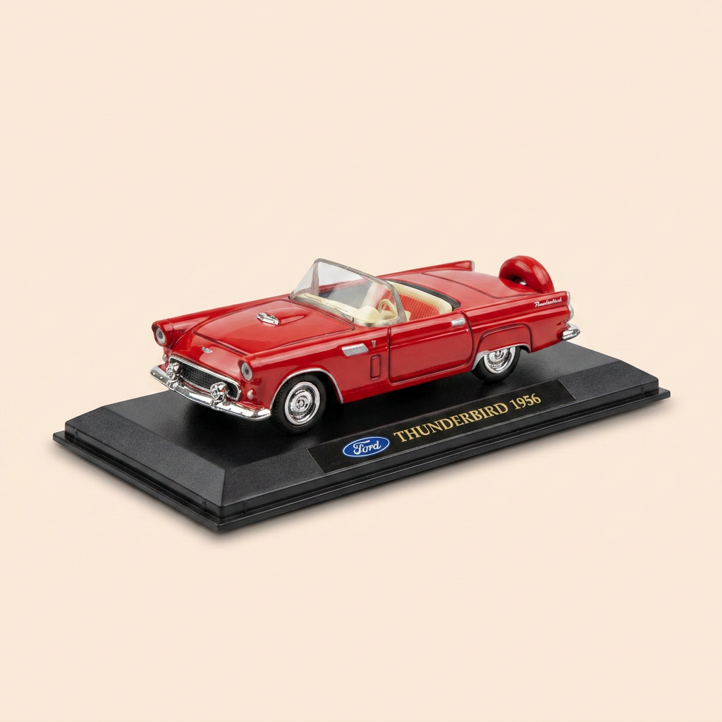 Czerwony Thunderbird z 1956 roku - CityCruiser (amerykański samochód)