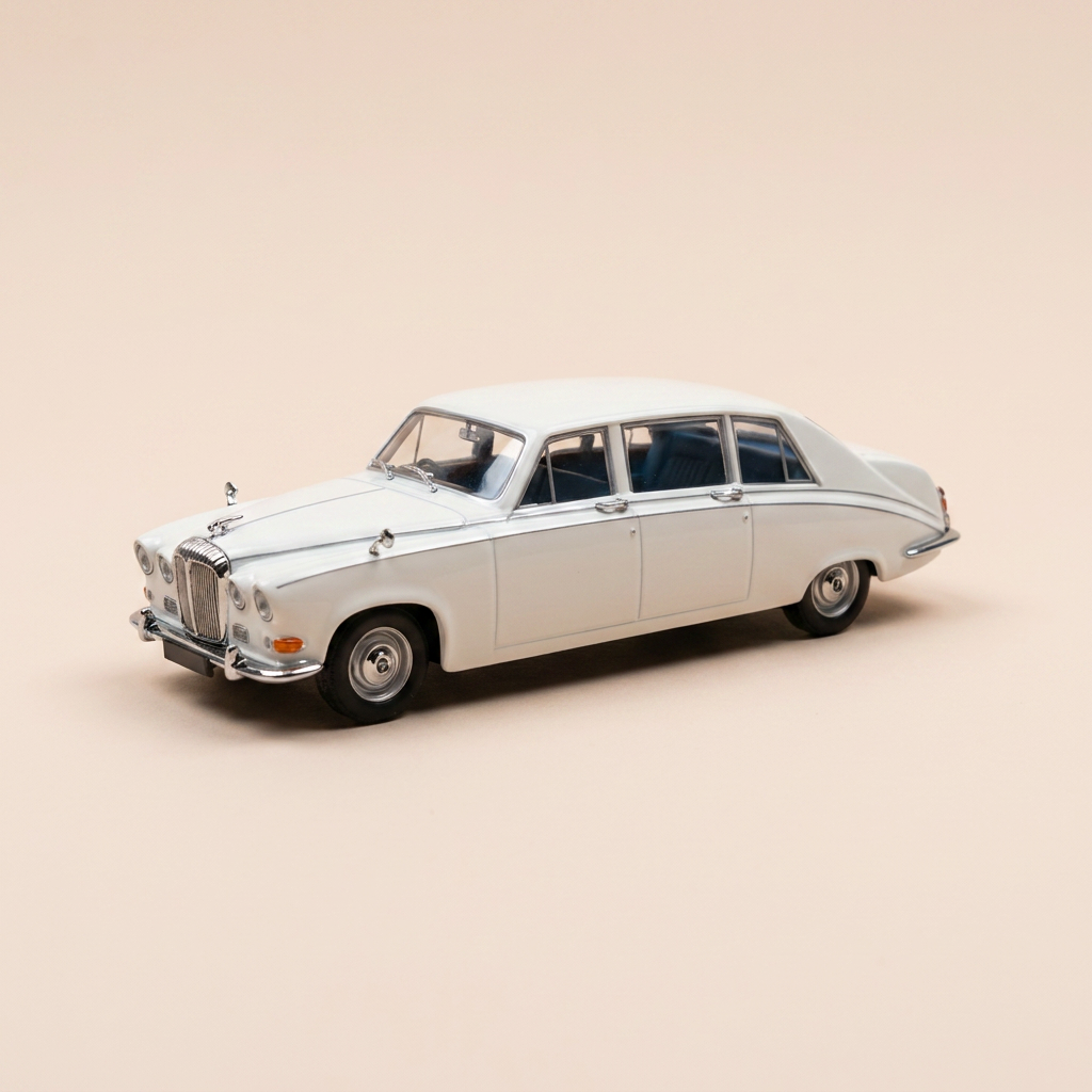 Daimler DS 420 biała (kremowa) - pudełko prostokątne