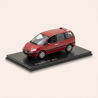 Voiture miniature - Peugeot 807 bordeaux - NOREV (boite rectangle)