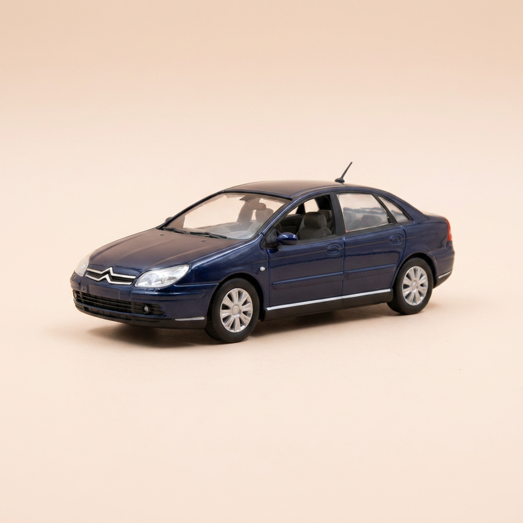 Citroën C5 blauwe sedan (blauw Mauritius) - NOREV