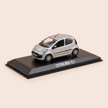 Voiture miniature - Citroën C1 grise (gris Gallium) - NOREV