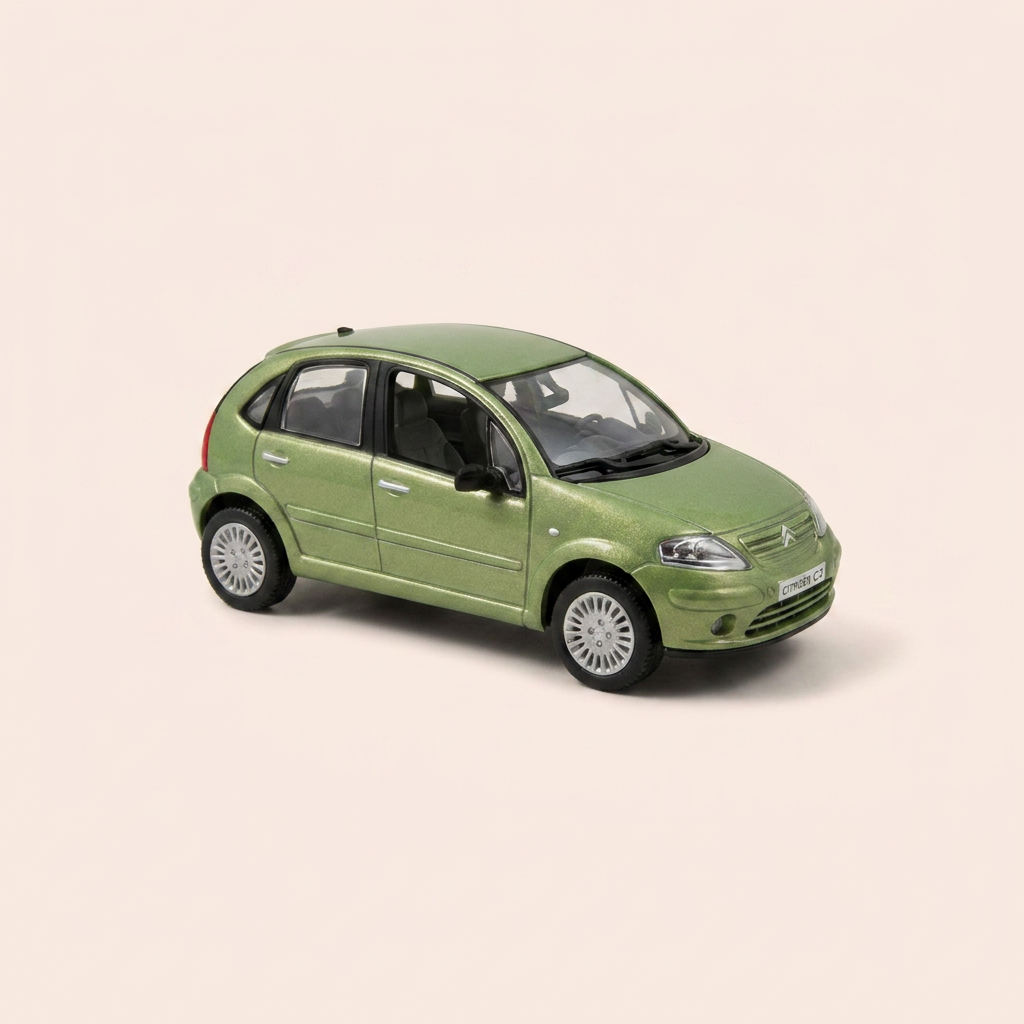 Citroën C3 verte - NOREV (coffret boite rectangle)