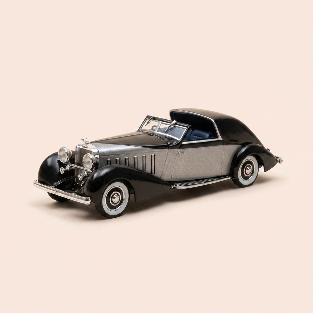 Hispano-Suiza J12 T68 Fernandez et Darrin grise et noire de 1933