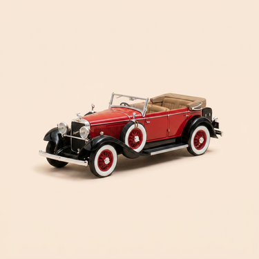 Voiture miniature - Hispano-Suiza H6C rouge de 1934