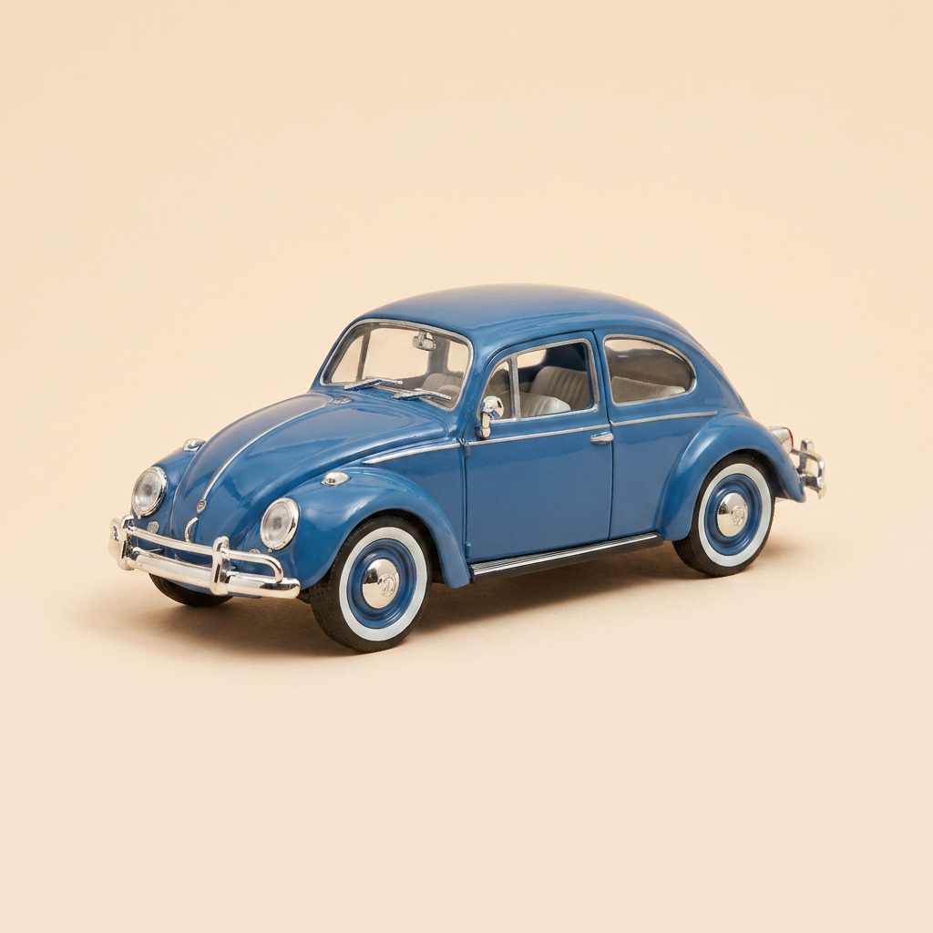 Blaue Volkswagen Käfer