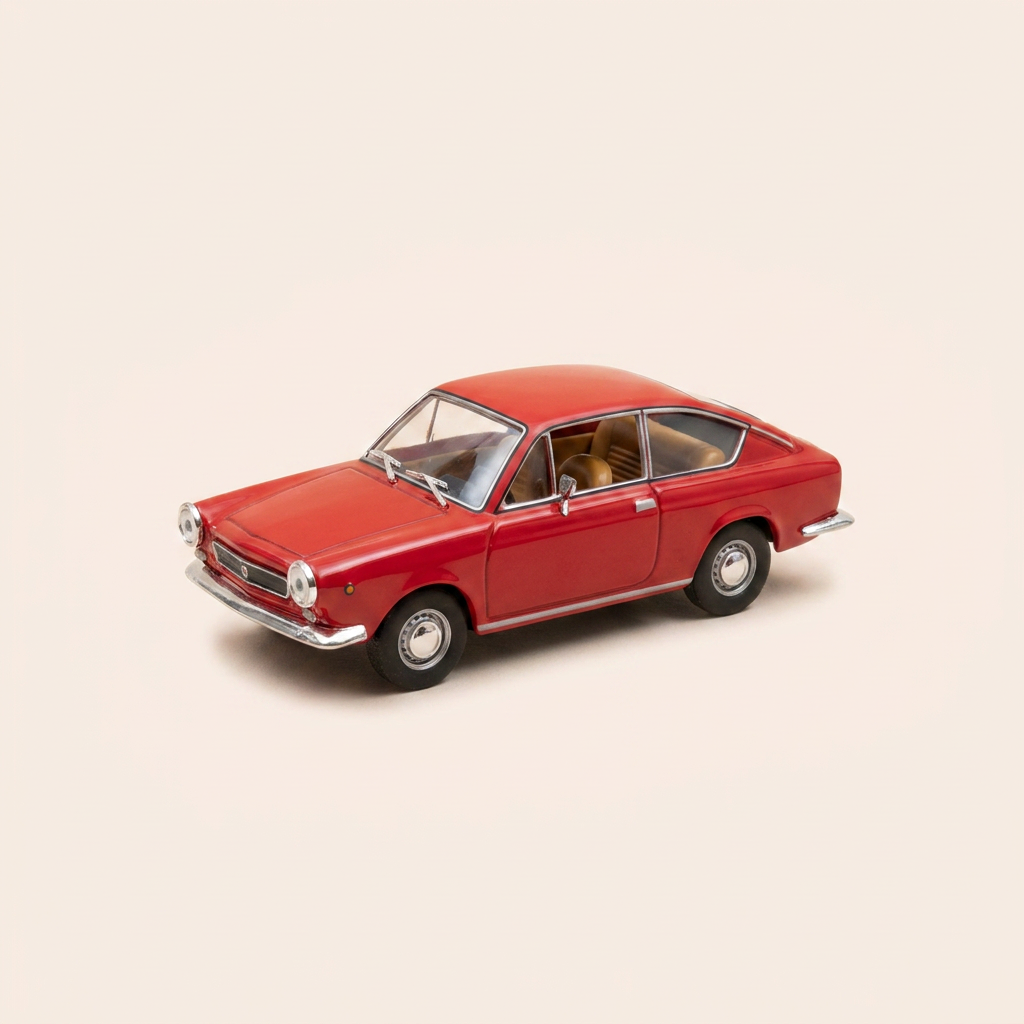 Seat 850 Coupé Rot von 1967 - BRUMM