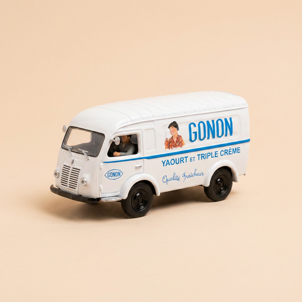 Renault 1400 Kg weiß mit Werbung GONON (Milchprodukte)