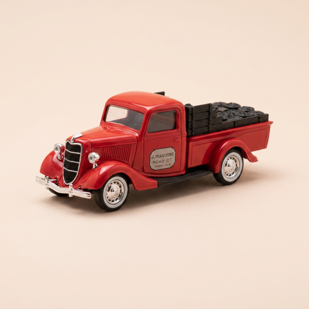 Ford V8 Charbonnier rojo - Solido referencia 4435