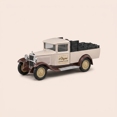 Voiture miniature - Citroën C4F charbonnier couleur crème - Solido référence 4408