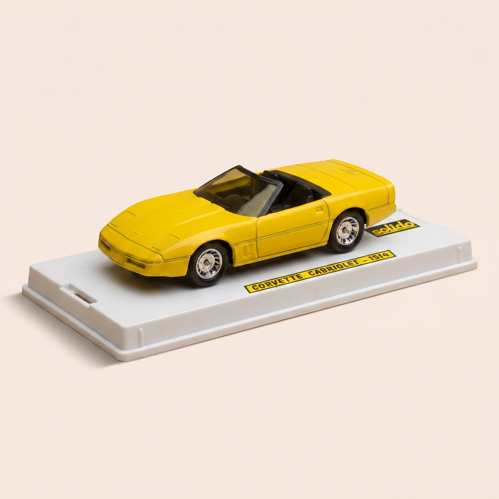 Chevrolet Corvette cabriolet żółty - Solido numer 1514