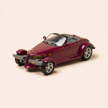 Voiture miniature - Plymouth Power violette - EAGLE'S RACE - UNIVERSAL HOBBIES (voiture américaine)