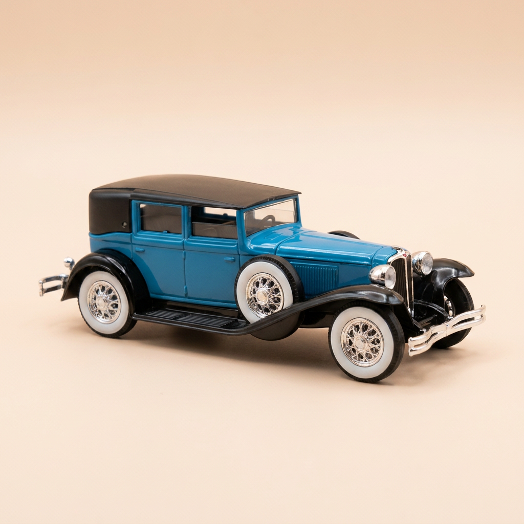 Cord L 29 blauw en zwart dak - Solido referentie 4055 (Amerikaans auto)