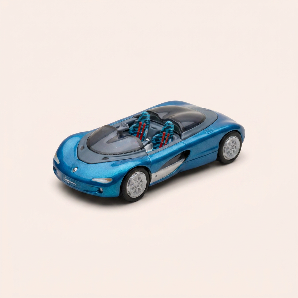 Renault Laguna bleue - salon de Paris 1990 - pudełko prostokątne