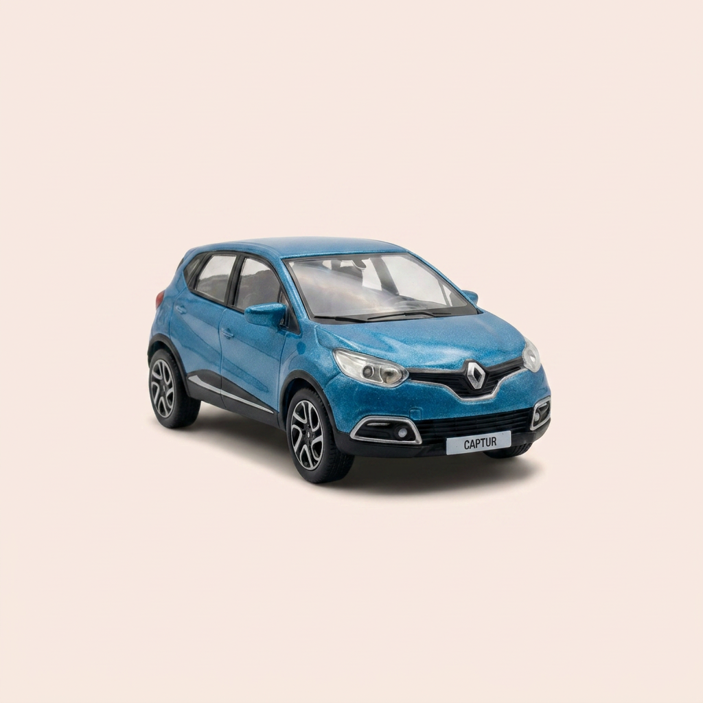 Renault Captur bleue - coffret boite carrée