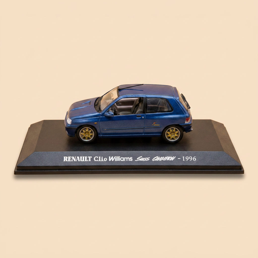 Renault Clio Williams Swiss Champion bleue de 1996