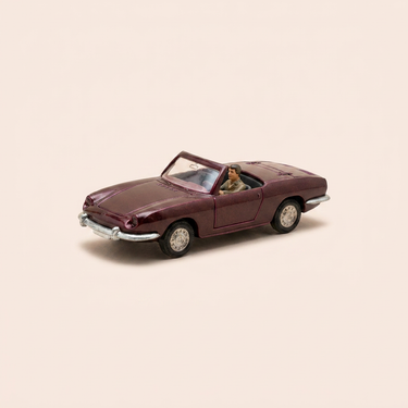 Voiture miniature - Seat 850 Spyder bordeaux/violet foncé? - PILEN