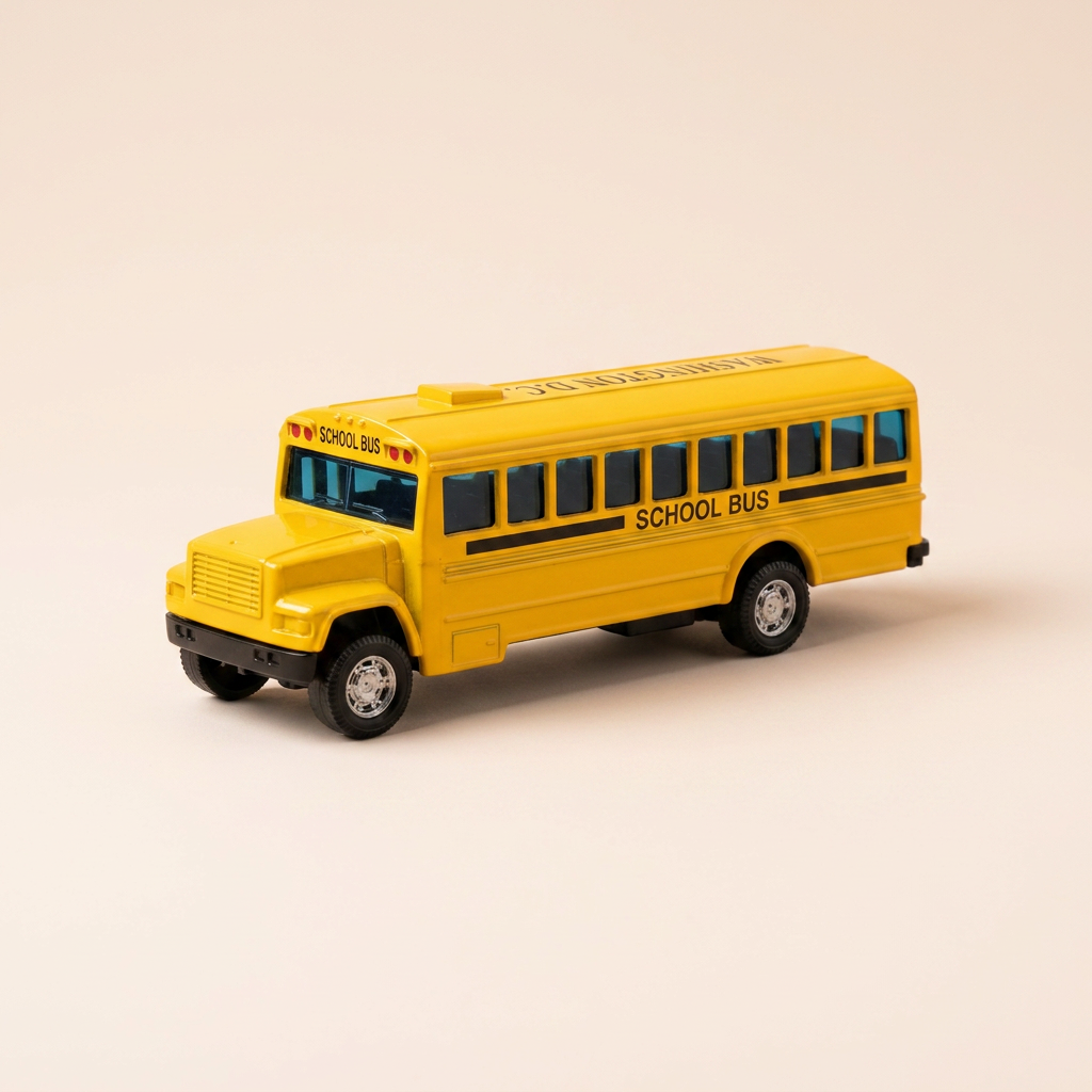 Bus scolaire anglais jaune - School bus