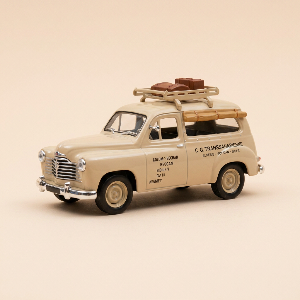 Renault colorale savane marron de 1955 - Tamanrasset (sous blister)