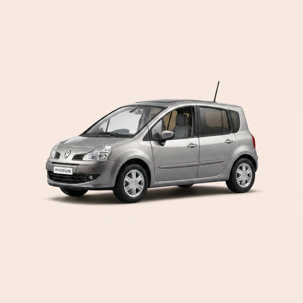Renault Modus grise (gris Cassiopée) - NOREV - coffret boite rectangle (boite N°11)