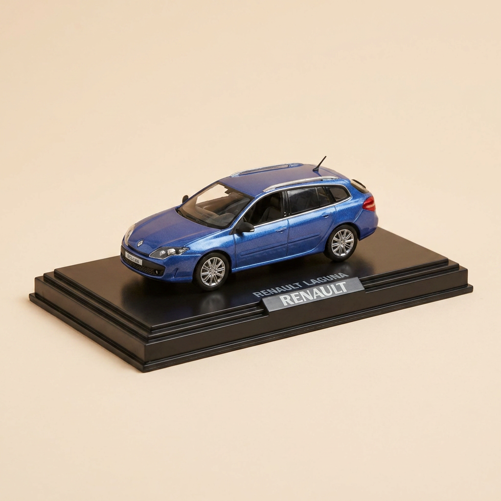 Renault Laguna bleue bleue (bleu malte) - NOREV - coffret boite rectangle (boite N°16)