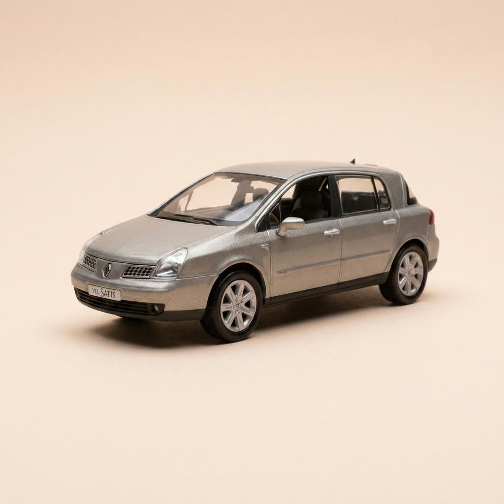 Voiture miniature - Renault Velsatis 3.5 V6 Initiale grise - NOREV - coffret boite rectangle (boite N°17)