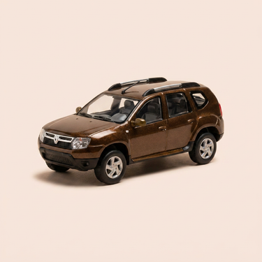 Voiture miniature - Renault Duster marron de 2010 - SOLIDO - coffret boite rectangle (boite N°19)