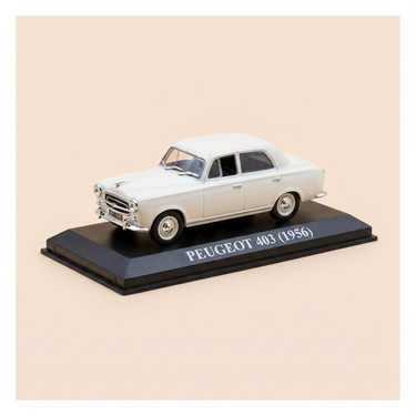 Voiture miniature - Peugeot 403 crème / blanc cassé?
