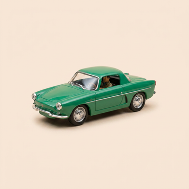 Voiture miniature - Renault Alpine coupé sport A108 verte de 1959 (sous blister)