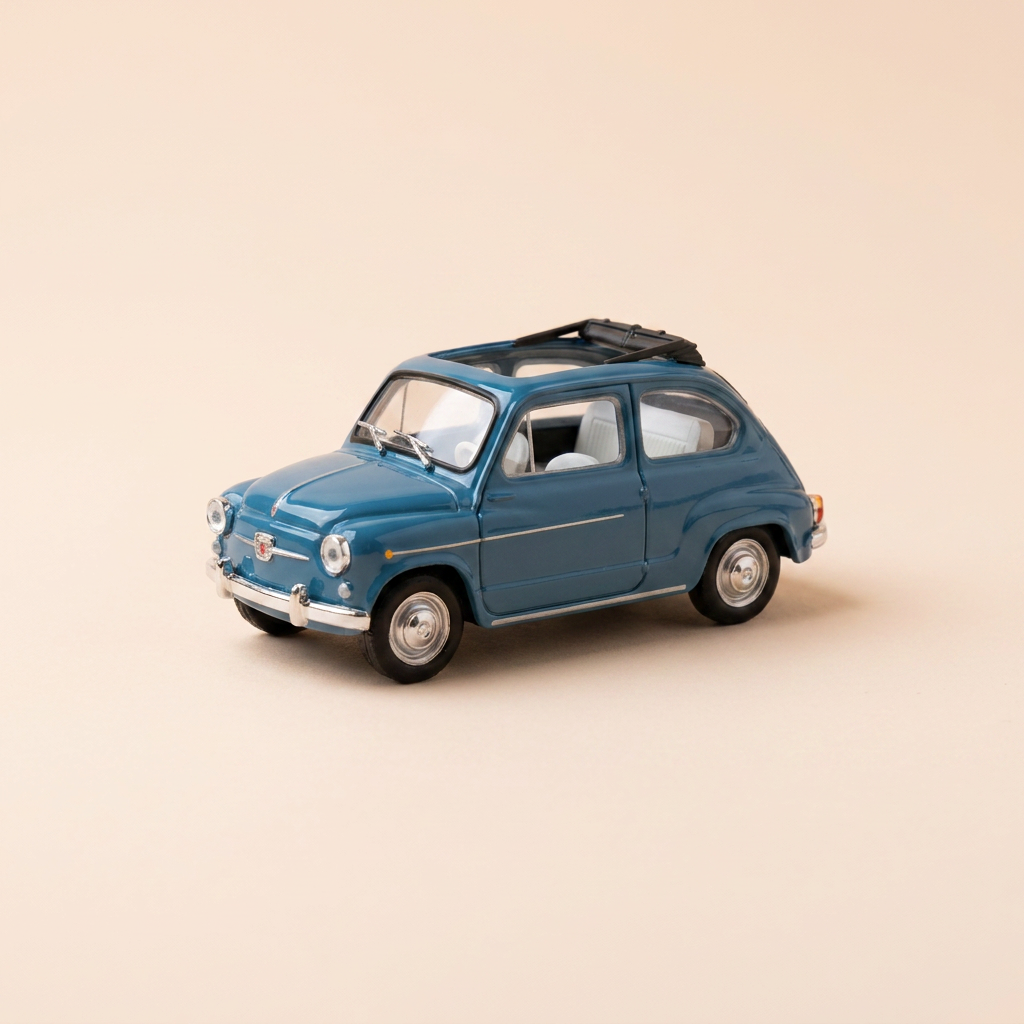 Fiat 600 Blau? - BRUMM
