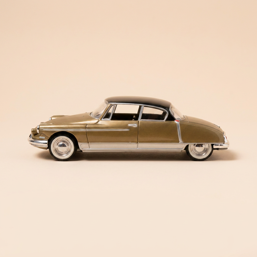 Citroën DS 19 Chapron "Le Paris" marron et toit noir de 1958 - NOREV