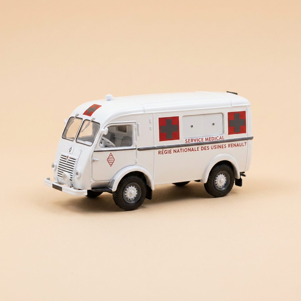 Renault fourgon 206 E1 witte ambulance van Renault fabrieken