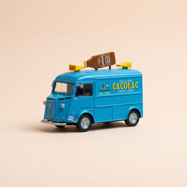 Voiture miniature - Citroën type H bleu CACOLAC N°2 - 30