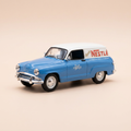 Voiture miniature - Simca Aronde Messagère bleue et blanc cassé - Publicité NESTLÉ