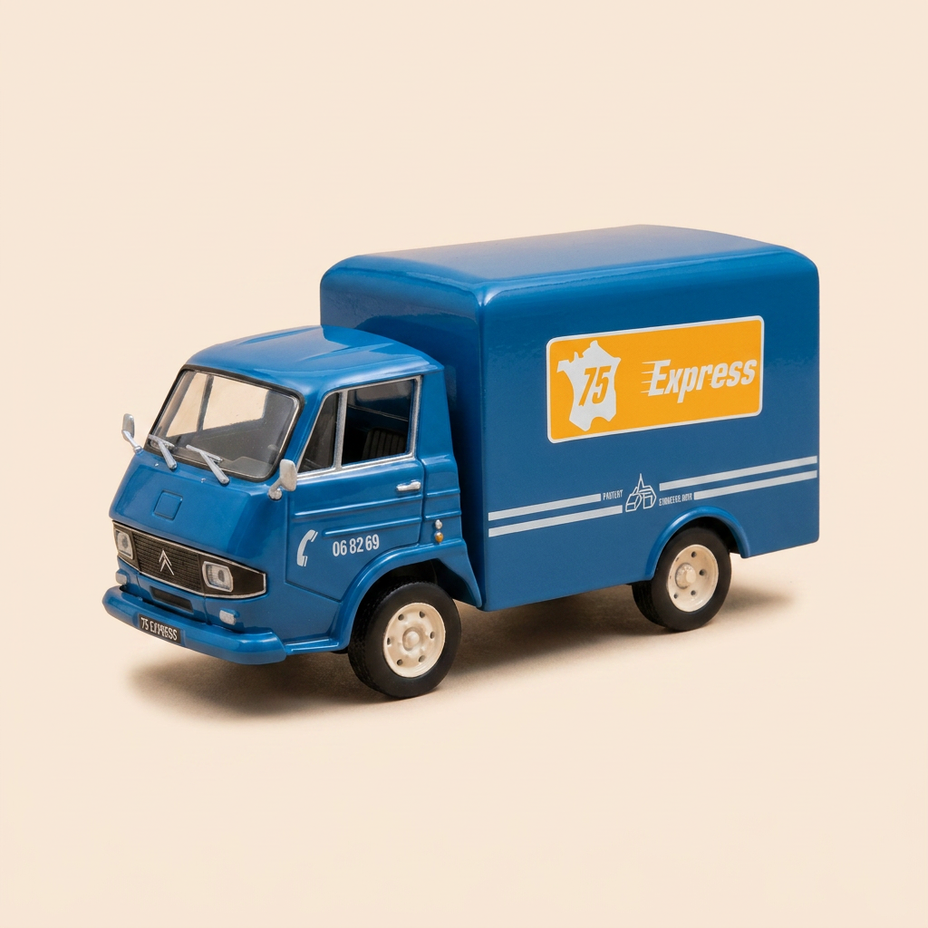 Citroën 350N blauw - Reclame voor 75 express bezorgwagens