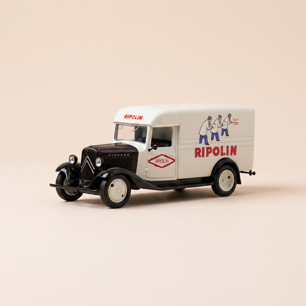Citroën type 23 beige en zwart - Advertentie op RIPOLIN verf