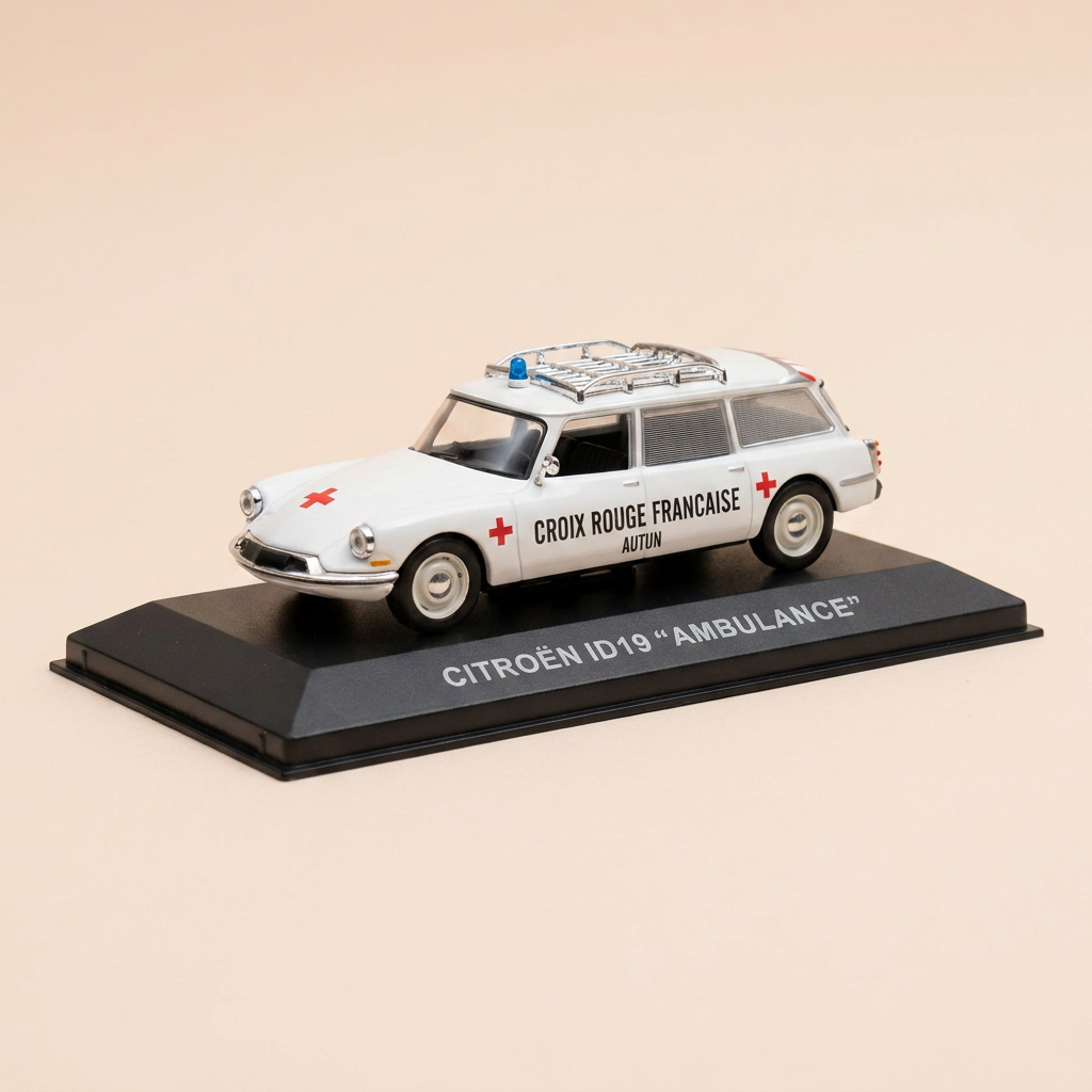 Citroën ID 19 Weiß - Ambulanz - Französisches Rotes Kreuz