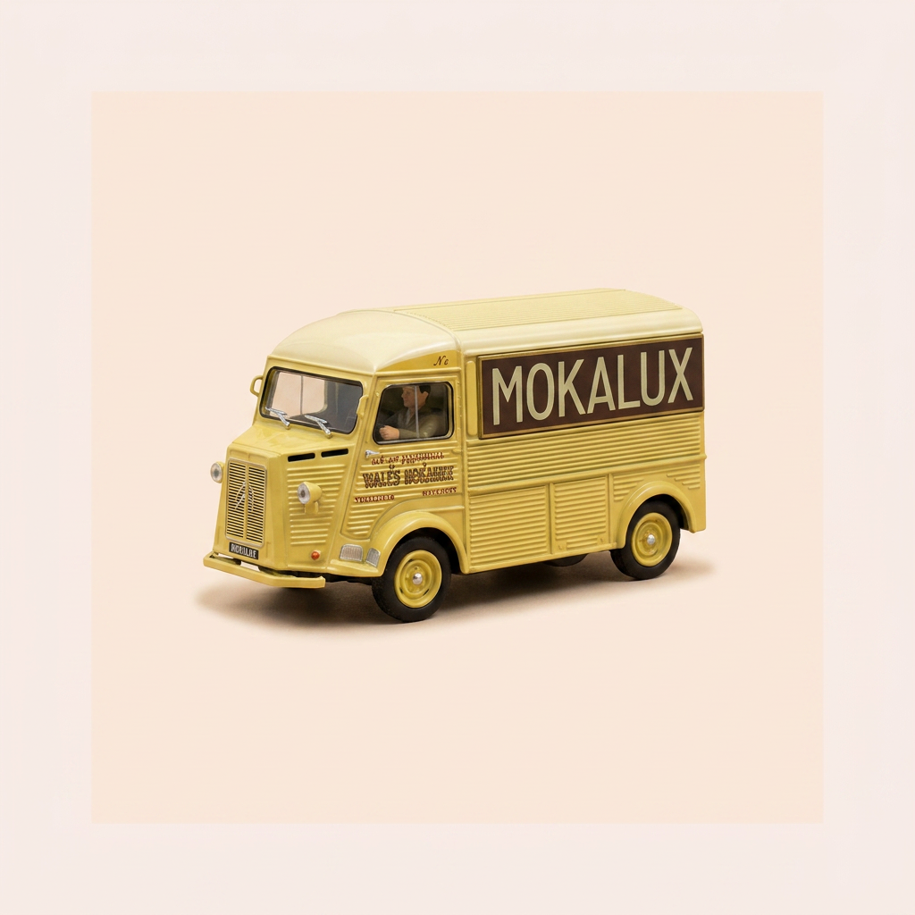 Citroën type H brong aus 1951 - Fourgon Mokalux (Kaffi) (manque e Réckspigel)